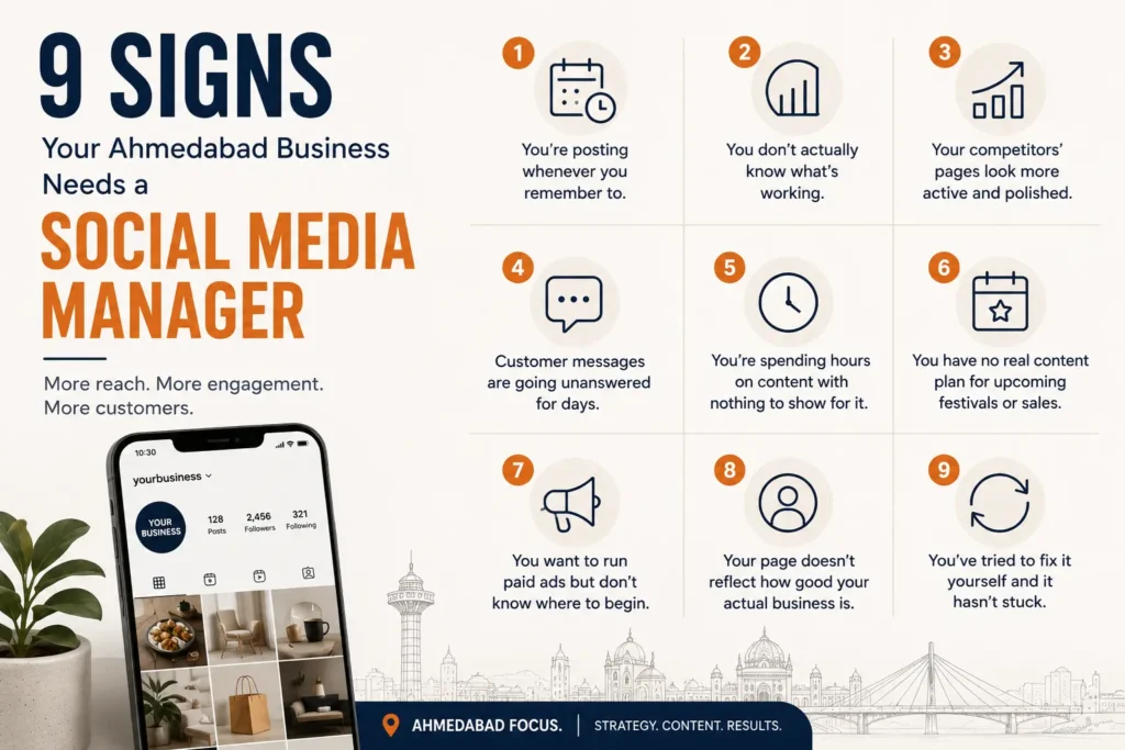 9 Signs Your Ahmedabad Business Needs a Social Media Manager